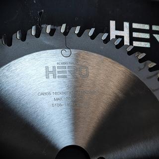 HERO Пила 160х2,2x1,6х20 мм 56z по дереву