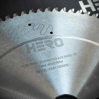 Пила дискова по алюмінію HERO ALU 250x3,2x2,5x30 80z