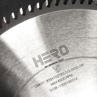 HERO G5 305х3,0x30 мм 100z Дискова пила для чистового пиляння МДФ
